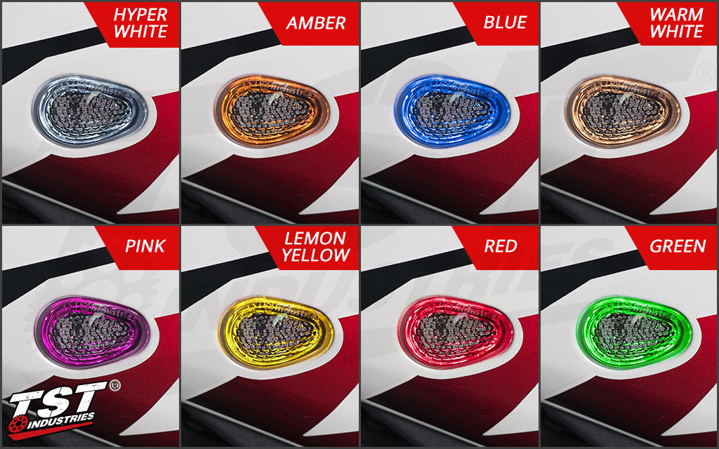 TST Industries HALO-GTR Front Flushmount LED Turn Signals for Yamaha YZF-R7