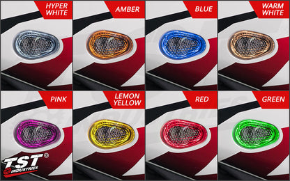 TST Industries HALO-GTR Front Flushmount LED Turn Signals for Yamaha YZF-R7