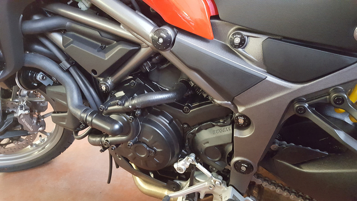 CNC Racing Frame Plug Kit for Ducati Multistrada 950 (2017+)