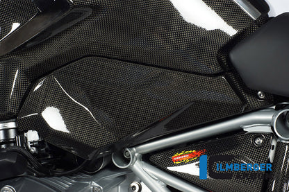 Ilmberger Carbon Lower Tank Cover, Left Carbon for the BMW R 1200 GS 2013-16