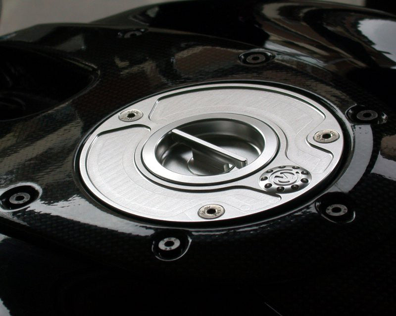 Motocorse Billet Aluminum Gas Cap for newer Ducati's  MV's and Aprilia's