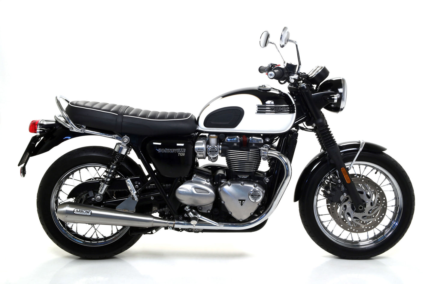 Arrow Exhausts for the Triumph BONNEVILLE T120 2016/2019