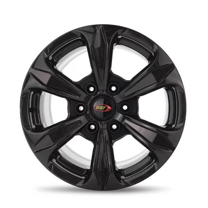 BST TUFF TEK 6 Spoke Carbon Fiber Wheel for the Ford F150 (2015+), Jeep Wrangler JK (07-17), and Tesla Cybertruck - 20 x 9.5