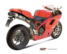 MIVV 2 Slip-on, Suono Stainless Steel, Sub-code/Underseat Exhaust For Ducati 848 07-13, 1098 07-11, 1198 09-12
