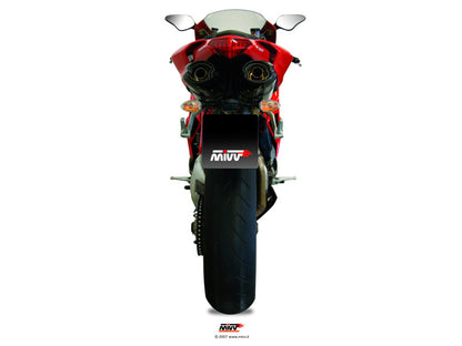 MIVV 2 Slip-on, Suono Stainless Steel, Sub-code/Underseat Exhaust For Ducati 848 07-13, 1098 07-11, 1198 09-12