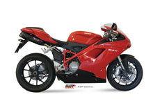 MIVV 2 Slip-on, Suono Black, Sub-code/Underseat Exhaust For Ducati 848 07-13, 1098 07-11, 1198 09-12