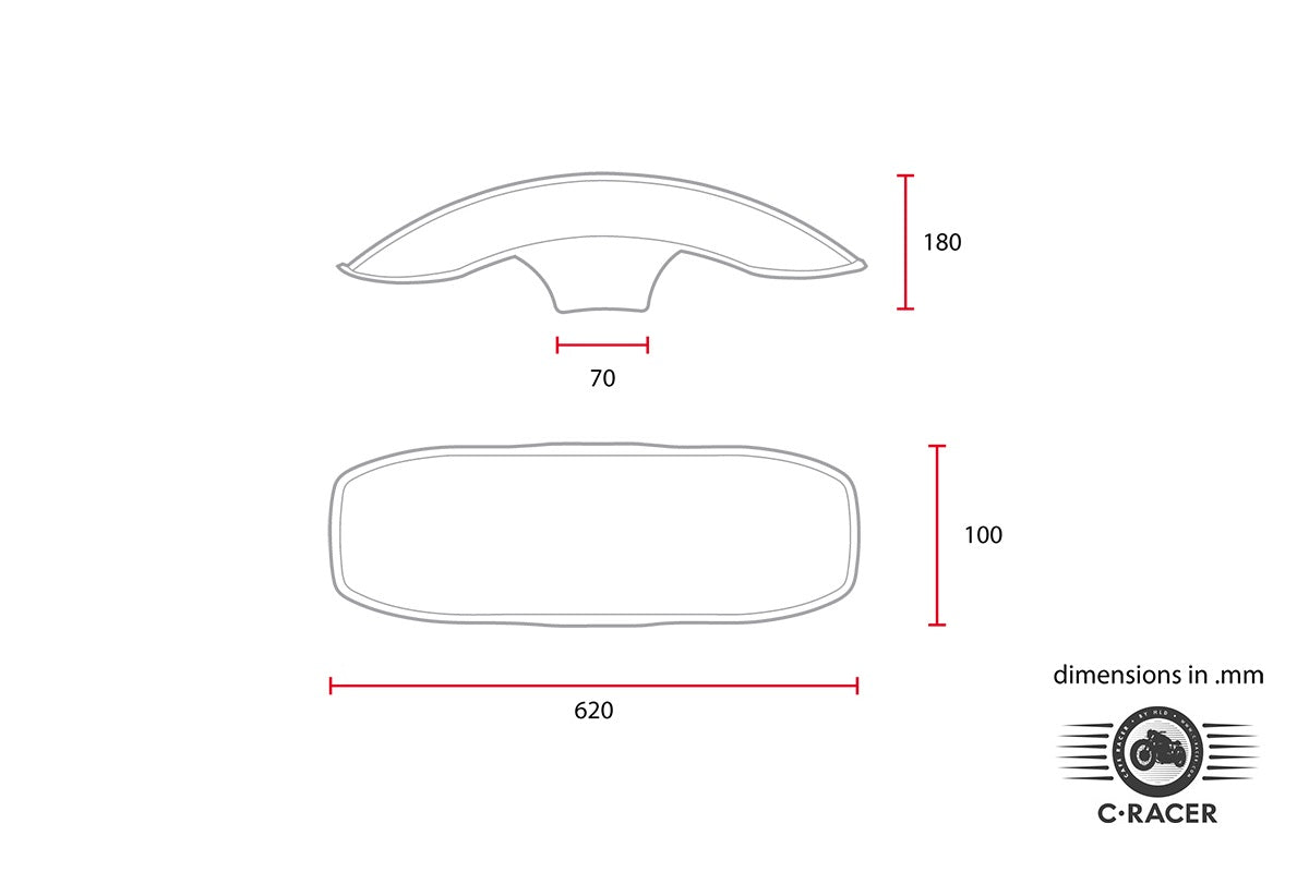 C-Racer Universal Front Fender Type 2