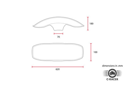 C-Racer Universal Front Fender Type 2