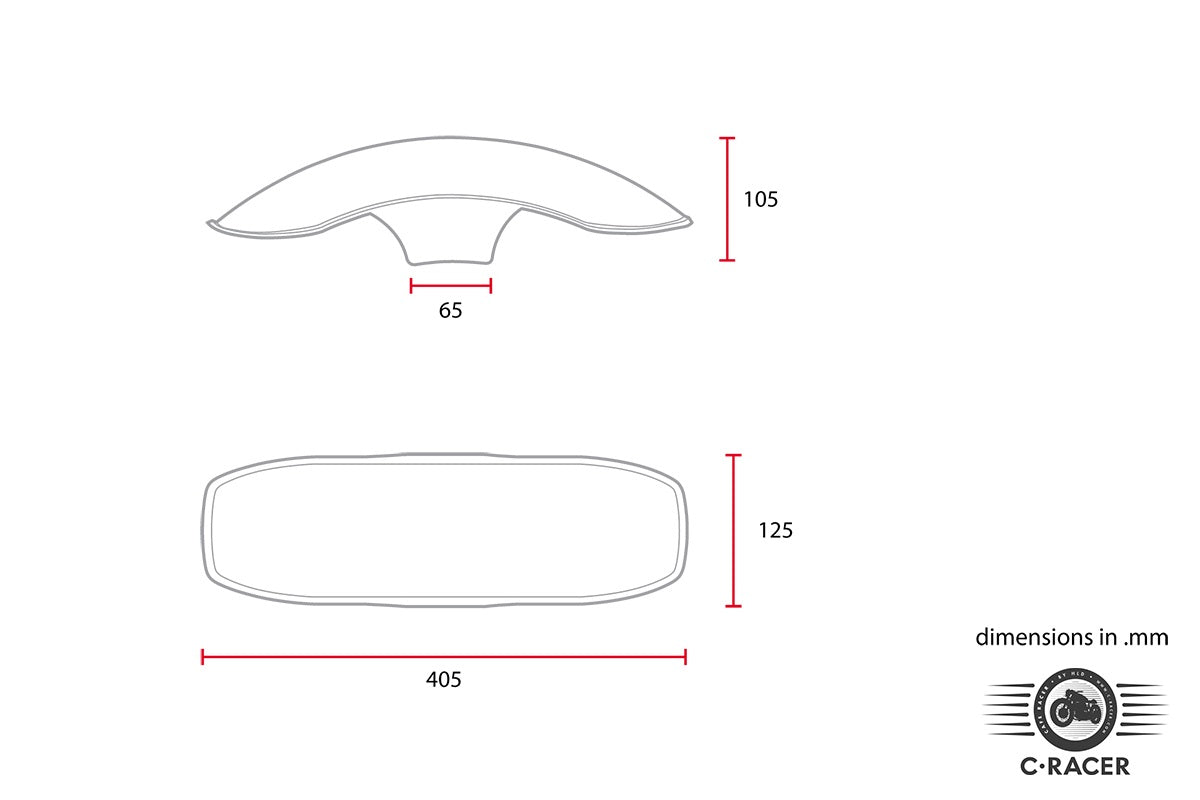 C-Racer Universal Front Fender Type 2