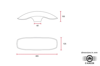 C-Racer Universal Front Fender Type 2