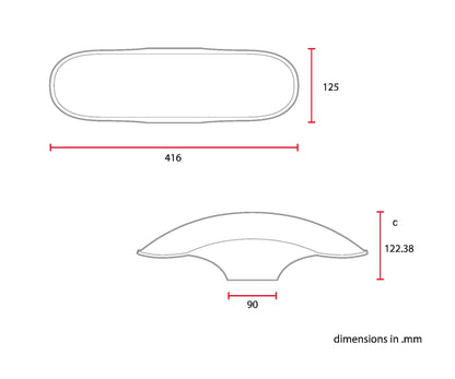 C-Racer Universal Front Fender Type 4