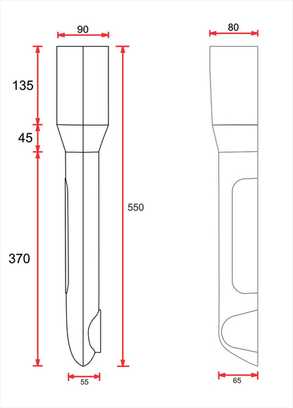 C-Racer Fork Guards - Short - Conventional Forks - UFG1