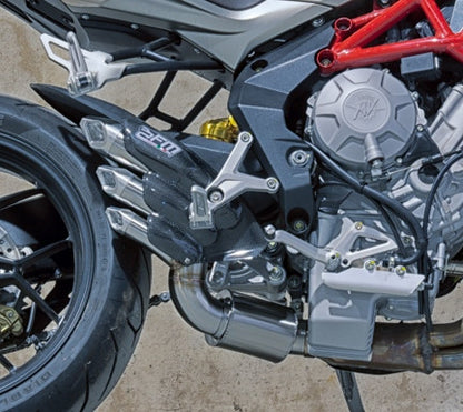 FM Projects Slip-on Exhaust for MV Agusta F3 675/800, SuperVeloce, And Dragster 800 2017+