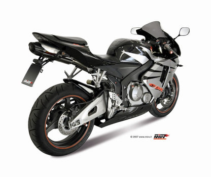 MIVV Slip-On, Suono Stainless Steel, Sub-code/Underseat Exhaust For Honda CBR 600 RR 2005-2006