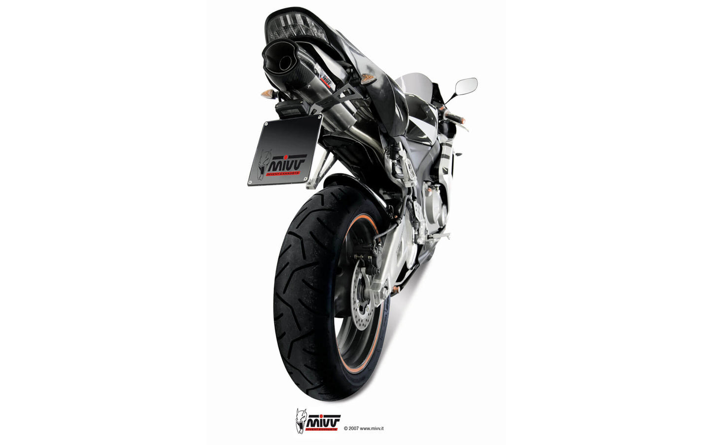 MIVV Slip-On, Suono Stainless Steel, Sub-code/Underseat Exhaust For Honda CBR 600 RR 2005-2006