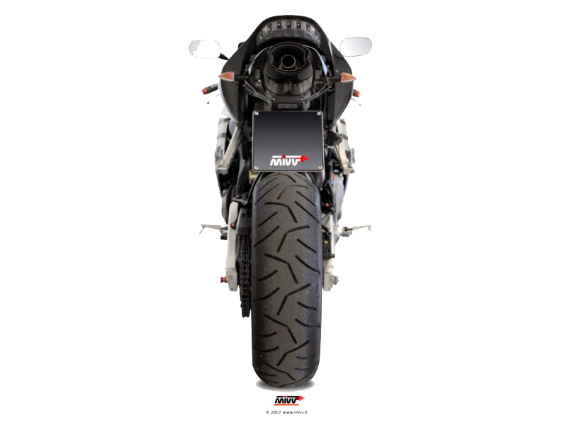 MIVV Slip-On, Suono Stainless Steel, Sub-code/Underseat Exhaust For Honda CBR 600 RR 2005-2006
