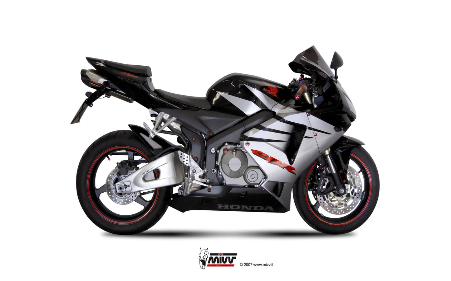 MIVV Slip-On, Suono Stainless Steel, Sub-code/Underseat Exhaust For Honda CBR 600 RR 2005-2006