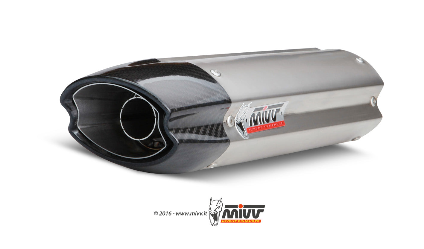 MIVV Slip-On, Suono Full Titanium, Sub-code/Underseat Exhaust For Honda CBR 600 RR 2007-2012
