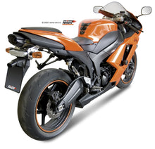 MIVV Slip-on, Suono Stainless Steel, Undertail/Underseat Exhaust For Kawasaki ZX-6R 2007-2008