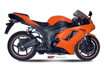 MIVV Slip-on, Suono Black, Undertail/Underseat Exhaust For Kawasaki ZX-6R 2007-2008