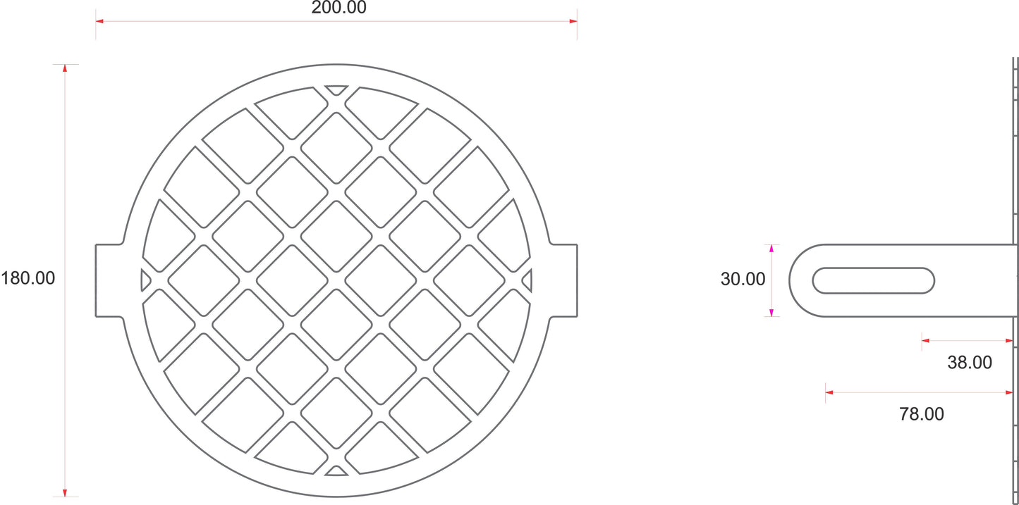 C-Racer Universal Headlight Grill - ULG1