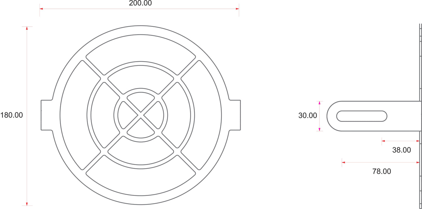C-Racer Universal Headlight Grill - ULG3