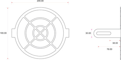 C-Racer Universal Headlight Grill - ULG3