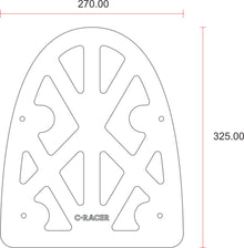 C-Racer Universal Luggage Rack with 4 Mounting Points - ULR3