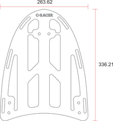 C-Racer Luggage Rack exclusively for SCRBMWR series seats  - LRBMW