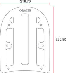 C-Racer Luggage Rack exclusively for SCRCX or SCRFCX seats - LRCX
