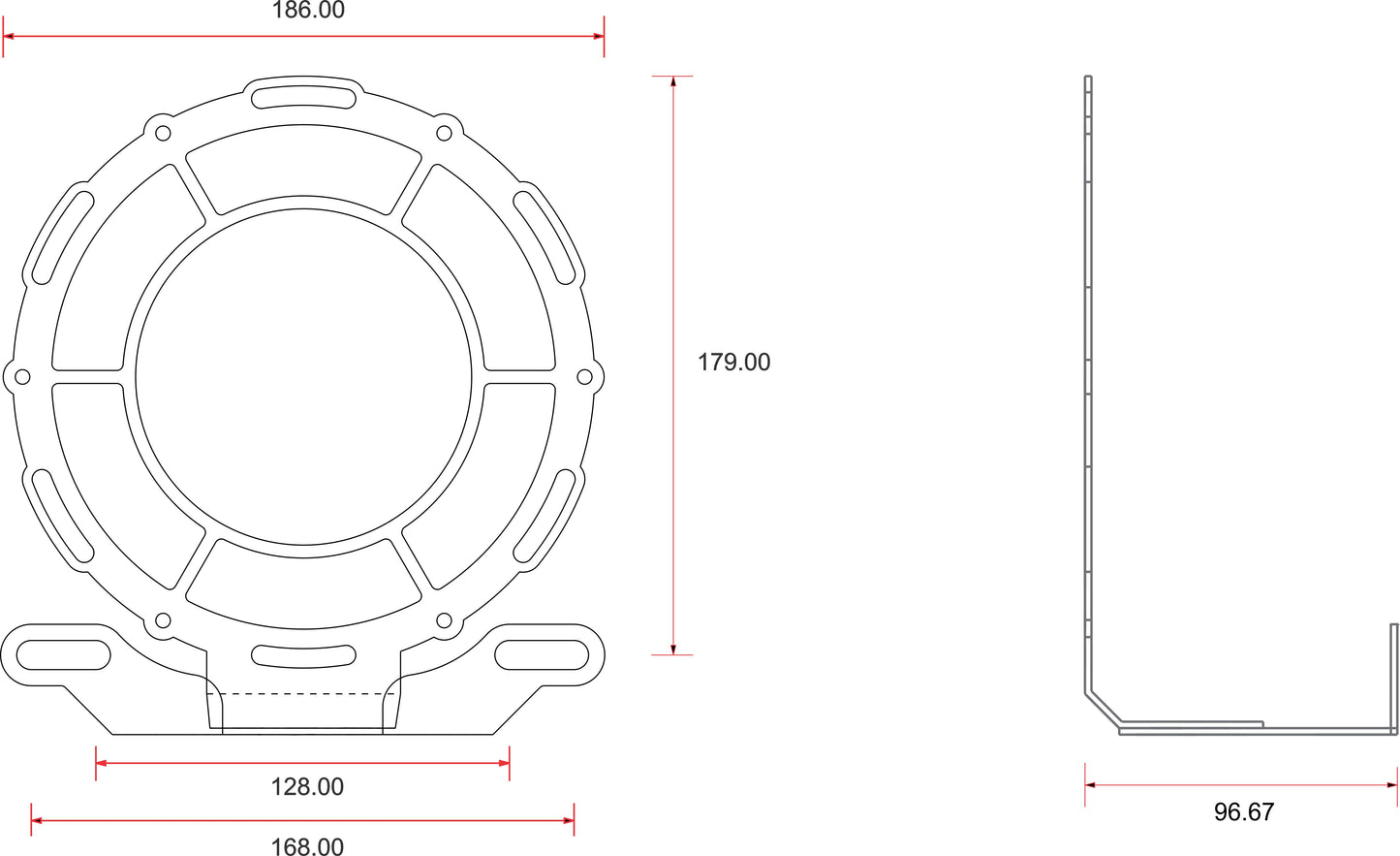 C-Racer Universal Headlight Grill with Plexiglass Lenses - UPLG1