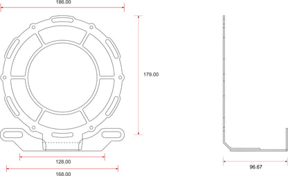 C-Racer Universal Headlight Grill with Plexiglass Lenses - UPLG1