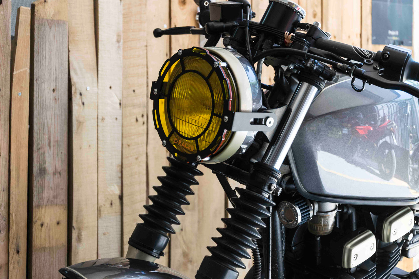 C-Racer Universal Headlight Grill with Plexiglass Lenses - UPLG2