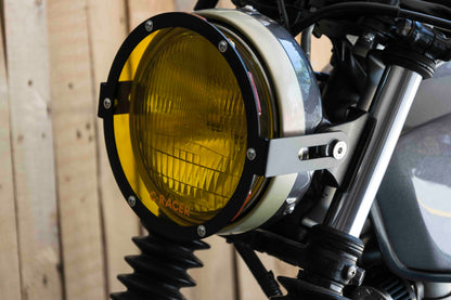 C-Racer Universal Headlight Grill with Plexiglass Lenses - UPLG3