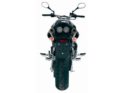 MIVV 2 Slip-on, X-cone Stainless Steel, Sub-code/Underseat Exhaust For Suzuki GSR 600 2006-2010