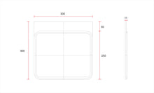 C-Racer Universal Square Side Number Plates - USNP3