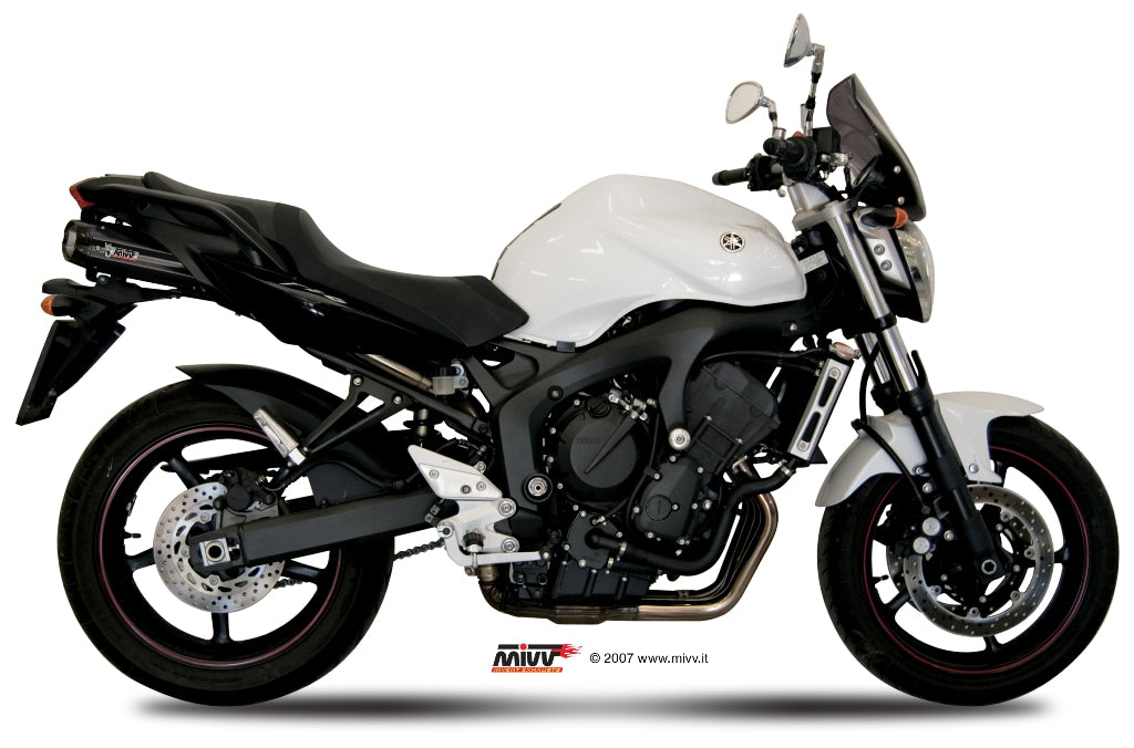 MIVV 2 Slip-on, Suono Black, Sub-code/Underseat Exhaust For Yamaha FZ6 / FZ6 Fazer 2004-2011
