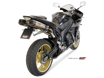 MIVV 2 Slip-on, Suono Stainless Steel, Sub-code/Underseat Exhaust For Yamaha YZF-R1 2004-2006