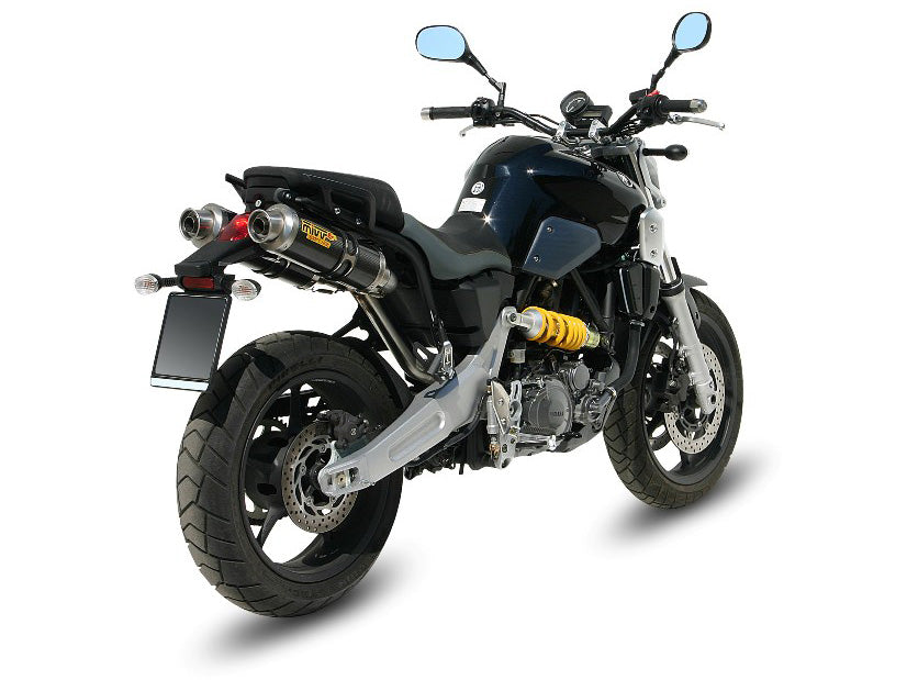 MIVV 2 Slip-on, GP Carbon, Sub-code/Underseat Exhaust For Yamaha MT-03 2006-2014