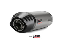 MIVV 2 Slip-on, Oval Titanium, Sub-code/Underseat Exhaust For Yamaha YZF-R1 2007-2008