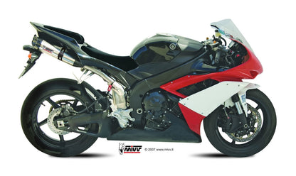 MIVV 2 Slip-on, Suono Stainless Steel, Standard Exhaust For Yamaha YZF-R1 2007-2008