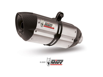 MIVV 2 Slip-on, Suono Stainless Steel, Sub-code/Underseat Exhaust For Yamaha YZF-R1 2009-2014