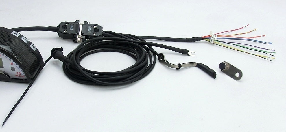 AviaCompositi Plug and Play Harness for EVO2 Gauge (dashboard) for Aprilia Tuono 1000 (2002-2005)