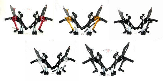 DBK Special Parts (Ducabike) Adjustable Rearsets for the Ducati Monster 696/796/1100