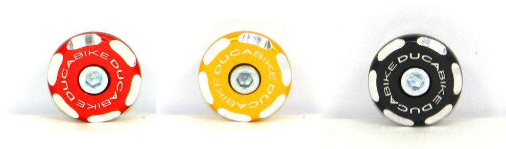 DBK Special Parts (Ducabike) Front Right Wheel Axle Cap for older Ducati's (Contrast Cut)
