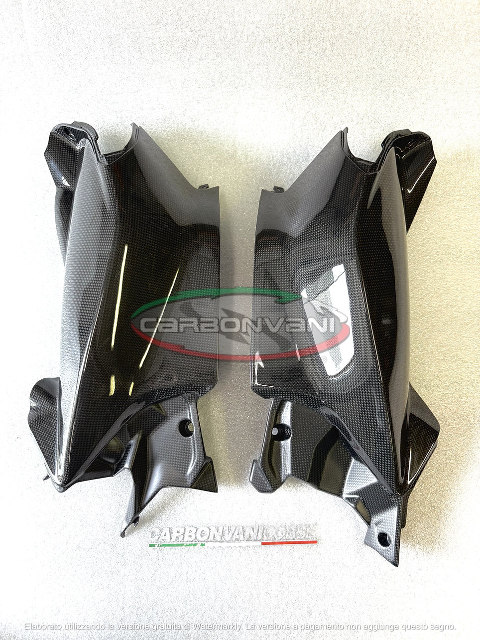 Carbonvani - Ducati Panigale V4 Carbon Fiber Upper Side Fairings (2025+)