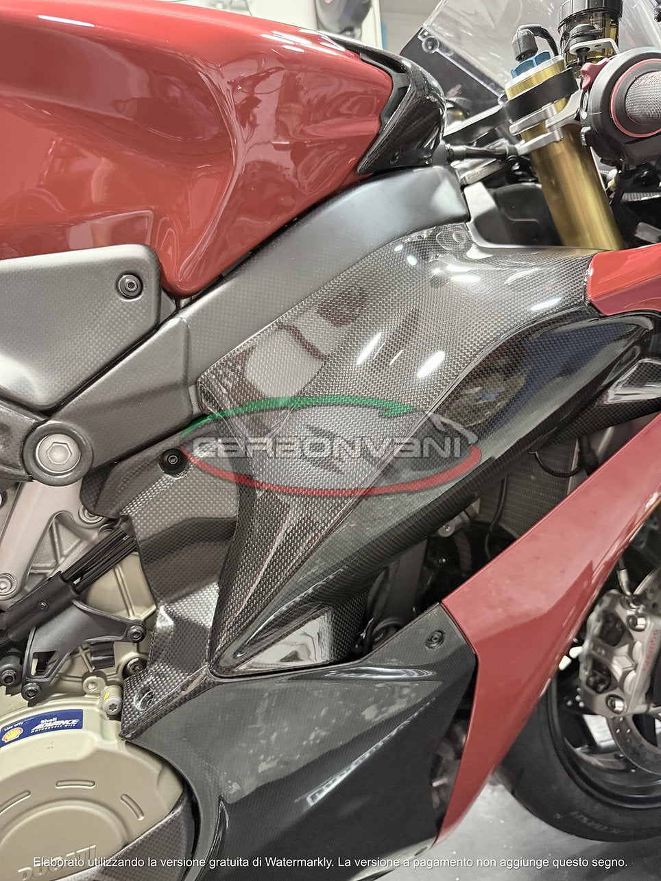 Carbonvani - Ducati Panigale V4 Carbon Fiber Upper Side Fairings (2025+)