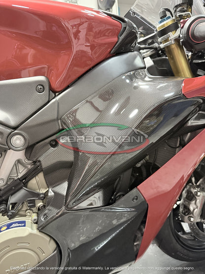 Carbonvani - Ducati Panigale V4 Carbon Fiber Upper Side Fairings (2025+)