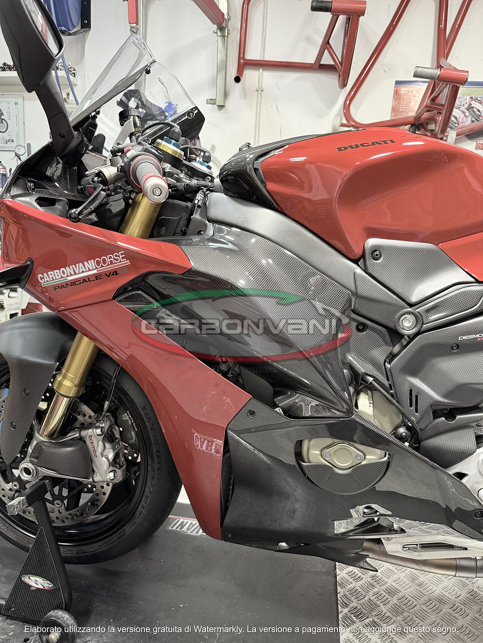 Carbonvani - Ducati Panigale V4 Carbon Fiber Upper Side Fairings (2025+)