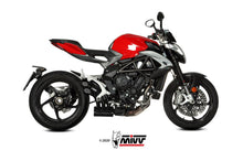 MIVV Slip-on, Speed Edge Black, Standard Exhaust For MV Agusta Brutale 800 RR 2017-2020